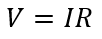 ohm's law